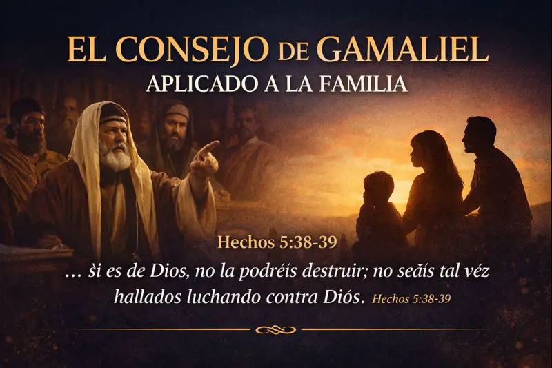 EL CONSEJO DE GAMALIEL APLICADO A LA FAMILIA
