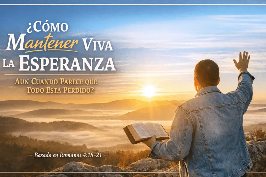 ¿CÓMO MANTENER VIVA LA ESPERANZA AUN CUANDO TODO PARECE PERDIDO?