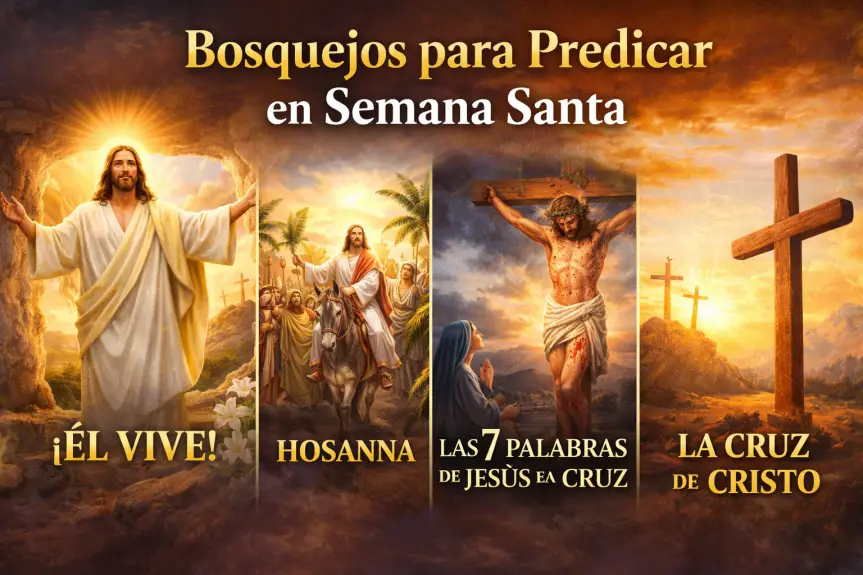 ✝️ Recursos para Predicar en Semana Santa: Series de Bosquejos que Transformarán tu Ministerio