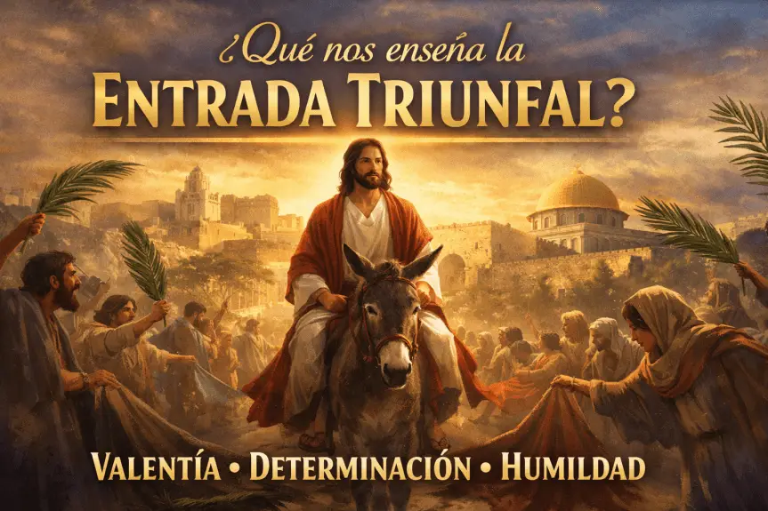 ¿QUE NOS ENSEÑA LA ENTRADA TRIUNFAL?