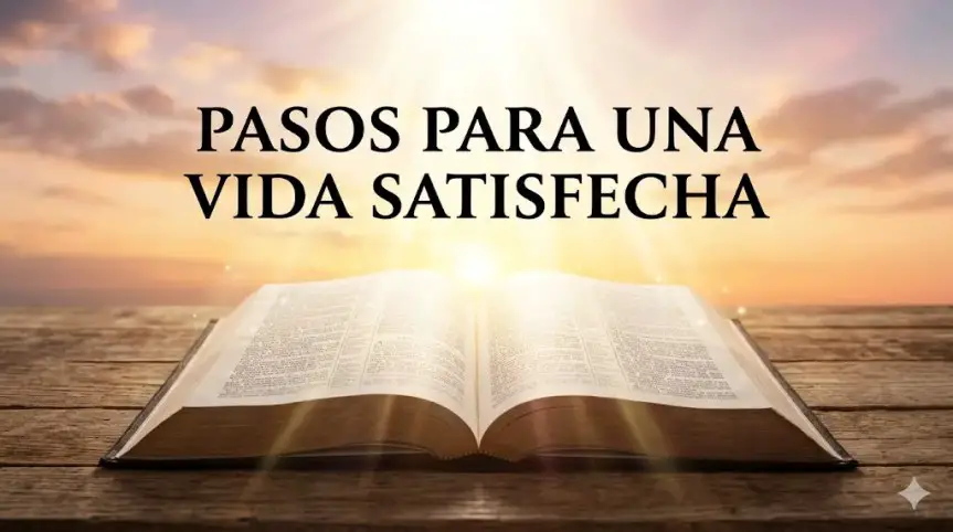 PASOS PARA UNA VIDA SATISFECHA.