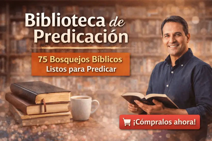 📚 BIBLIOTECA DE PREDICACIÓN – 75 Bosquejos Bíblicos Listos para Predicar